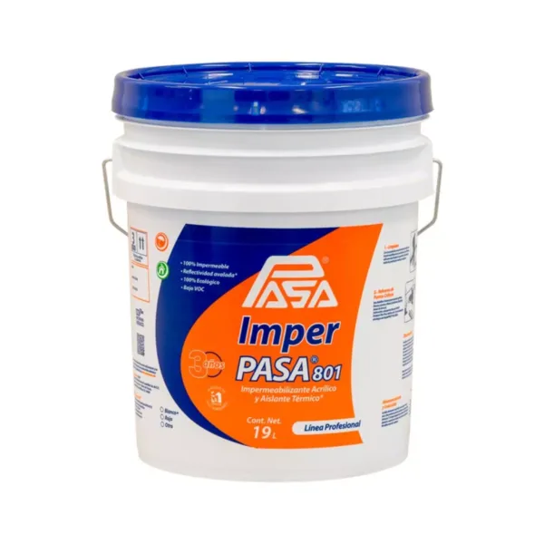 Impermeabilizante Pasa Imper 801 - 3 Años