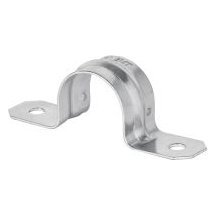 Bolsa c/10 abrazaderas tipo omega 3/4' p/tubo pared delgada