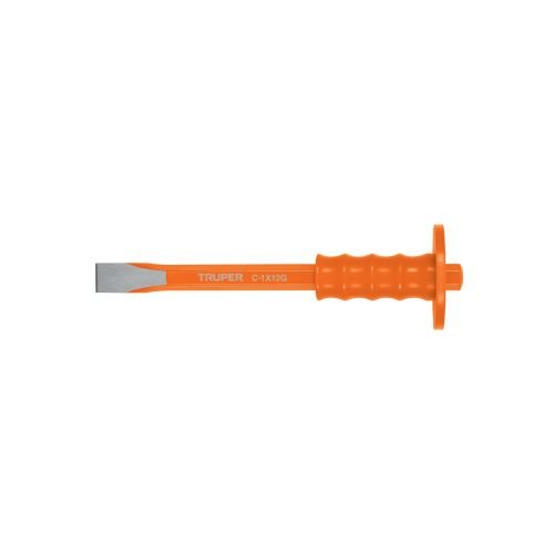 Cincel de corte frío 1 X 12' con grip, TRUPER