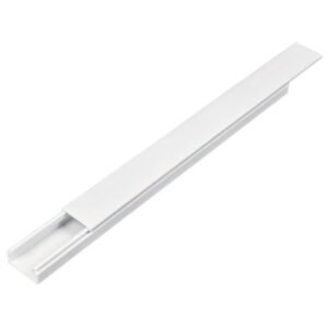 Canaleta de 1 vía 10 x 20 mm, con adhesivo, VOLTECK