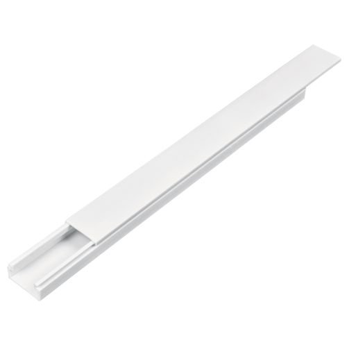Canaleta de 1 vía 10 x 20 mm, con adhesivo, VOLTECK