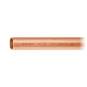 Tubo rígido de cobre 1/2' tipo 'M', 3m, 0.9kg, FOSET