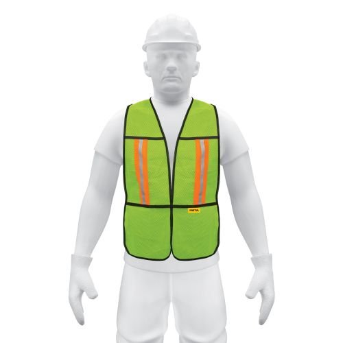 Chaleco de seguridad con cintas reflejantes, amarillo,PRETUL