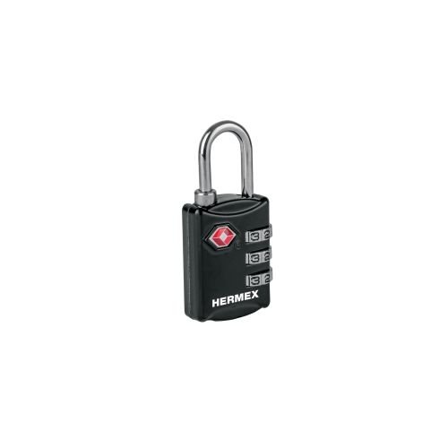 Candado maletero de combinación 27 mm seguridad TSA, blíster