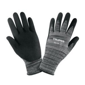 Guantes de nylon recubiertos de nitrilo arenoso, TRUPER