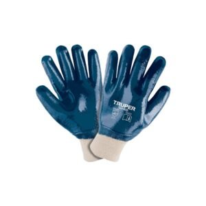 Guantes de algodón recubiertos de nitrilo puño tejido,TRUPER