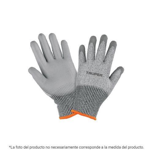 Guante Anticorte NV5 recubrimiento de poliuretano, M, TRUPER