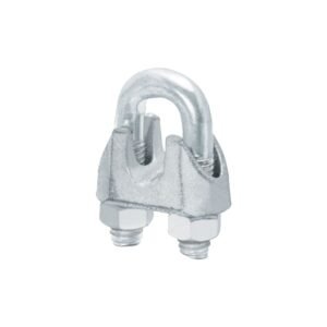Bolsa c/20 nudos (perros) de hierro p/cable de 3/8', FIERO