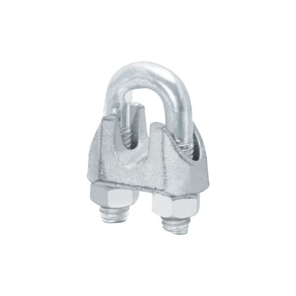 Bolsa c/20 nudos (perros) de hierro p/cable de 3/8', FIERO