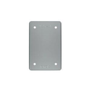 Placa tipo FS ciega, de sobreponer, VOLTECK