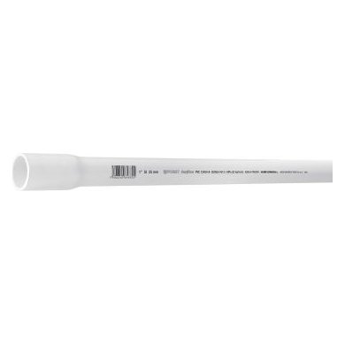 Tubo de 1' PVC hidráulico cédula 40, 3m, 1.4kg, FOSET