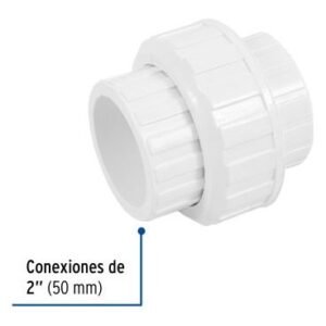 Tuerca unión lisa de PVC 2', FOSET
