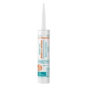 Sellador blanco para baños y cocinas, 280 ml, TRUPER