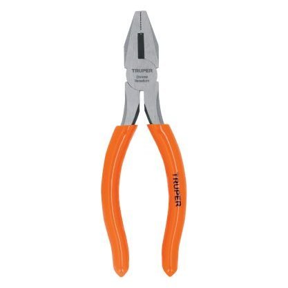 Pinza para electricista 6' mango de PVC, TRUPER