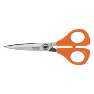 Tijera 6-1/2' para oficina, de acero inoxidable, TRUPER