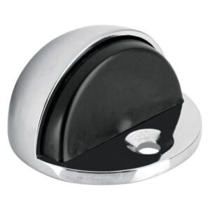 Tope tipo media luna para puerta, cromo, HERMEX
