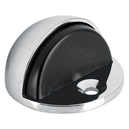 Tope tipo media luna para puerta, cromo, HERMEX