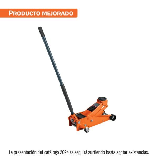Gato hidráulico de patín 3t profesional, elev rápida, TRUPER