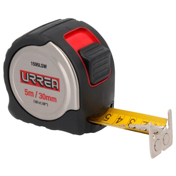 Flexómetro con Carcasa de Acero Inoxidable 5 M X 30 MM Urrea
