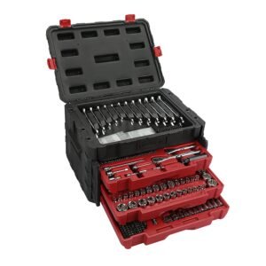 Juego de Dados y Accesorios Combinados en Caja Plástica de 3 Gavetas, 450 Piezas Urrea