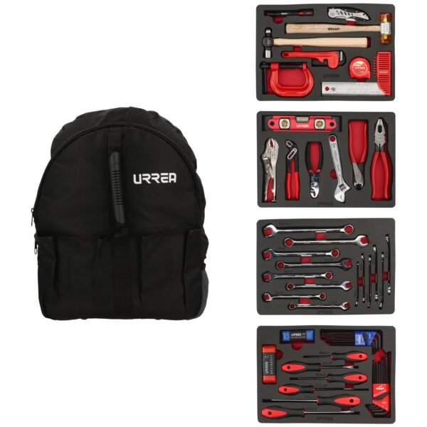 Juego Combinado de Herramienta, 39 Piezas con Mochila Urrea JMH01