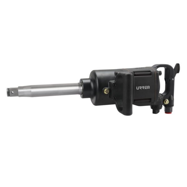 Pistola de Impacto Neumática Cuadro de 1" 1,535 Ft-lb con Extensión 9" Sistema Twin Hammer Urrea P797-9