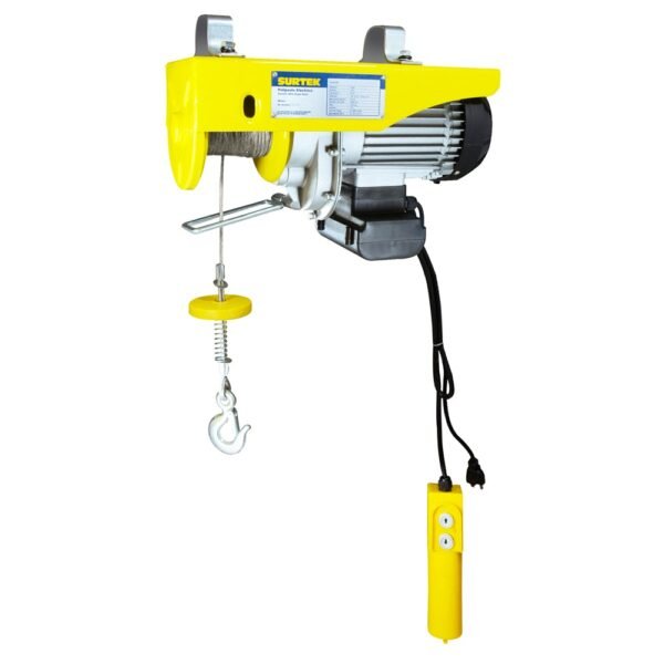 Polipasto Eléctrico 0.8 Ton, Cable 12 M Surtek