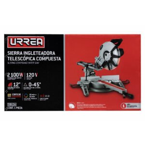 Sierra de Inglete Telescópica 12" 2100 W Urrea SI912A