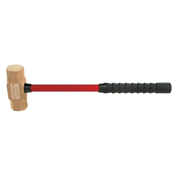 Marro de Bronce-aluminio Antichispa de 18LB con Mango Largo de Fibra de Vidrio 20" Urrea